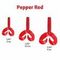 Твистер Helios Credo Double Tail 1,96&quot;/5 см Pepper Red 10шт. (HS-27-030)