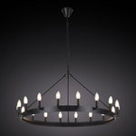 Citilux Смитсон CL470118 Люстра замковая подвесная Чёрная