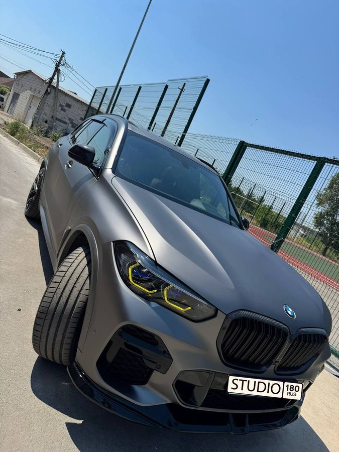 Bmw X5 в цветной полиуретан Carbins PPF Satin Tungsten Steel MF-01 👍😍