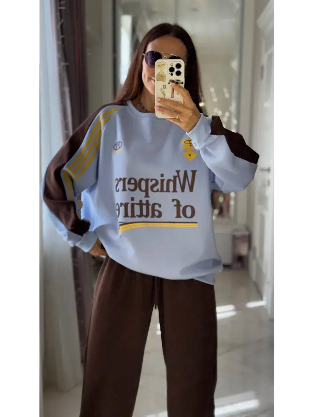Костюм ATTIRE спортивная двойка свитшот с брюками