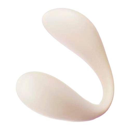 Бежевый вибратор для ношения 8,9см с управлением через приложение BeYourLover Carla VV468A