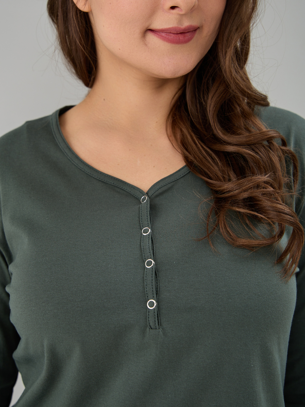 Лонгслив Л-004/зеленый