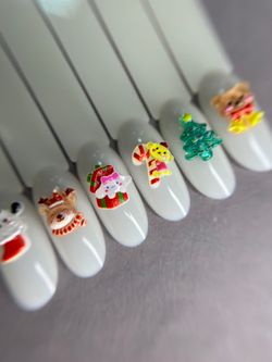 1870 Фигурки объёмные "Зимний микс" 10 шт