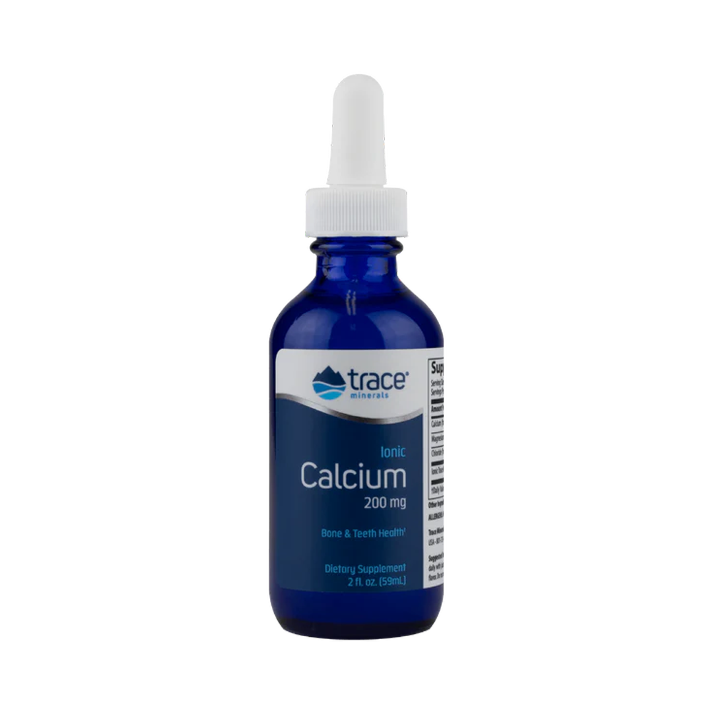 Trace Minerals Ionic Calcium 200 mg 59 мл , Кальций