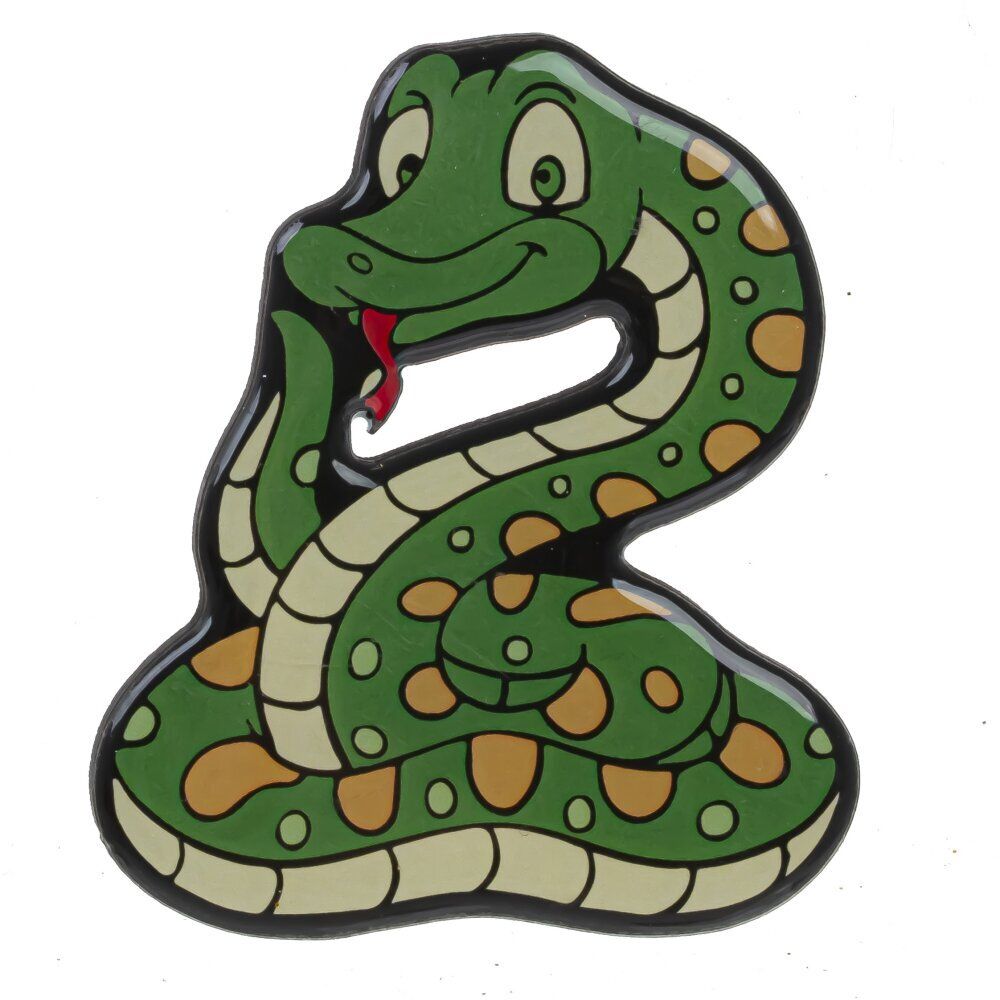 GAEM Магнит "Змея", 1L7 W0,3 H7 см, 12в.