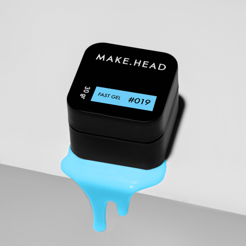 Fast Gel #019 (неоново-голубой) 30 гр