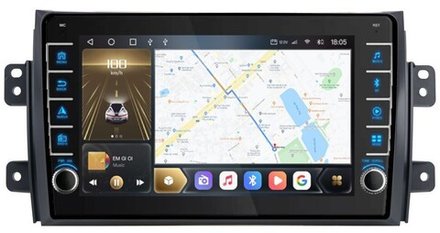 Магнитола Suzuki SX4 2006-2014 - Carmedia OL-9625 (крутилки) QLed, Android 10, ТОП процессор, CarPlay, SIM-слот