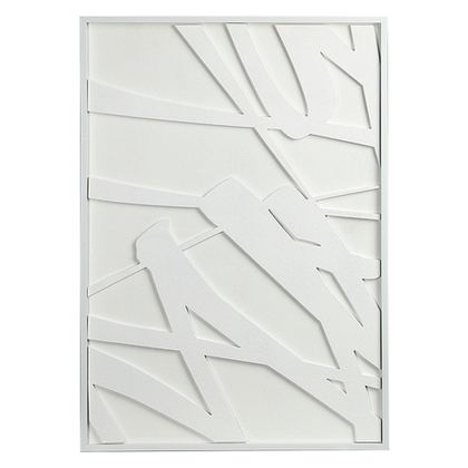 Панно декоративное с эффектом 3D Minimalism, с белой рамой, 70х100 см