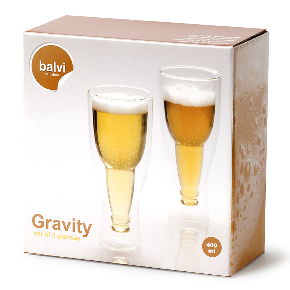 Набор пивных бокалов gravity, 400 мл, 2 шт.