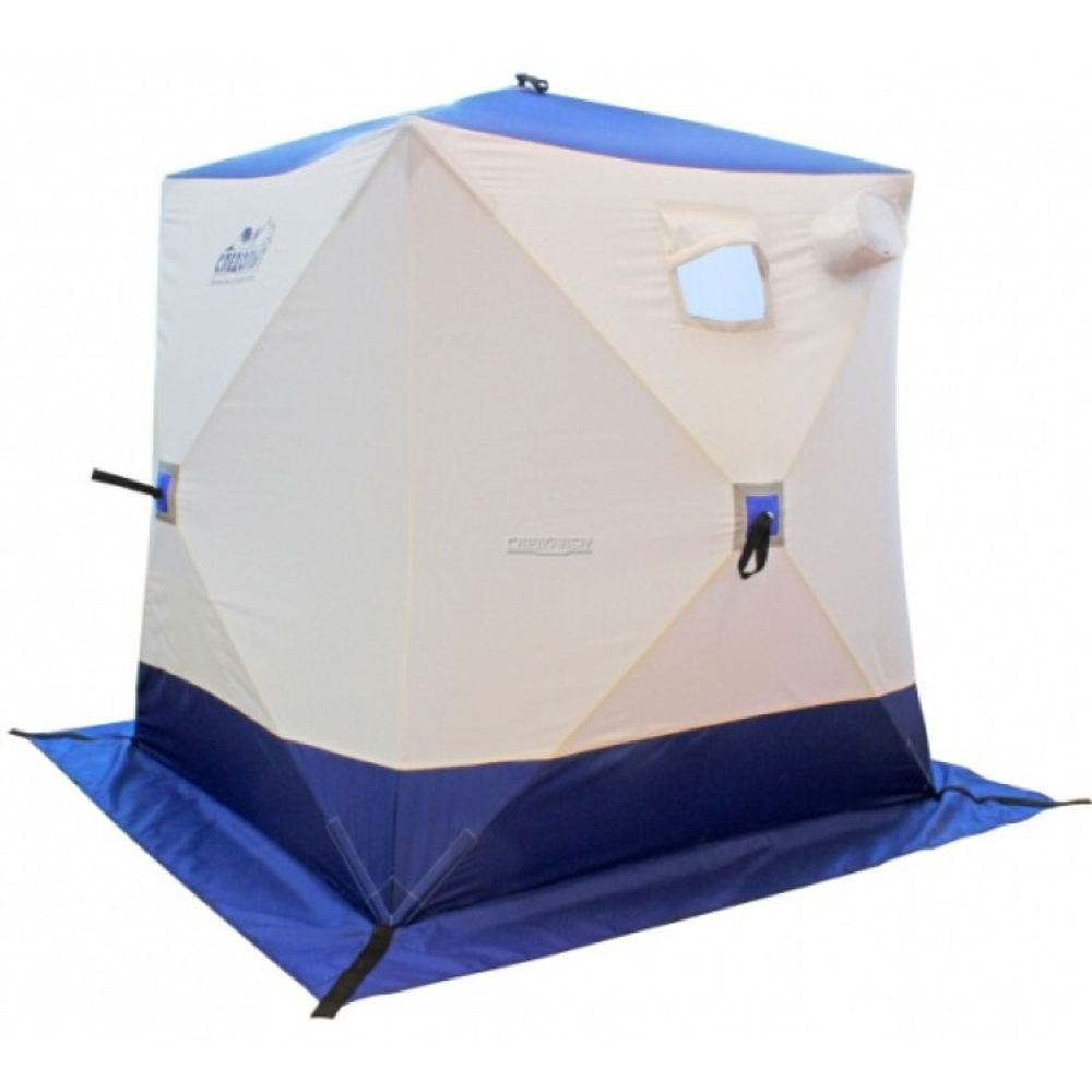 Палатка зимняя куб СЛЕДОПЫТ 2,1 х2,1 м, Oxford 210D PU 1000, 4-местная (PF-TW-05/06)