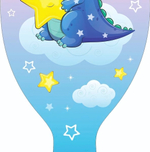 Расческа массажная «Дракончик Твини», 7*22,5