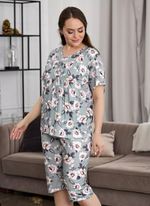 Пижама бриджи и футболка 2025 к/р (норм)