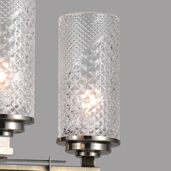 Люстра потолочная ILLUMICO E14 IL8682-6P-10 BR