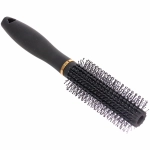 Расческа массажная брашинг «СЕКРЕТ ТВОЕЙ КРАСОТЫ», цвет черный, матовое покрытие, 4*22см