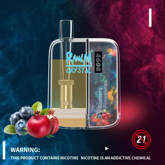 RandM 4600 Crystal - Blueberry Pomegranate (5% nic)