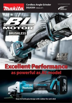 DGA504Z/125 18 В LXT Бесщеточная угловая шлифовальная машина 125 мм