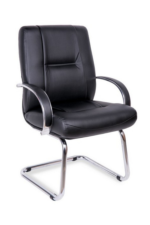 Кресло для руководителя БОНН ХРОМ КОРОТКИЙ КОНФЕРЕНЦ