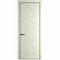Фото межкомнатной двери эмаль Profil Doors 9PE перламутр белый глухая кромка чёрная