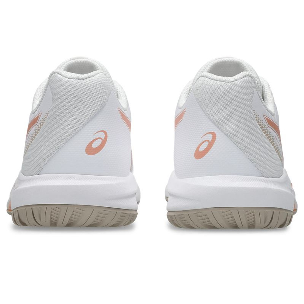 Женские Кроссовки теннисные Asics Gel-Dedicate 9 - white/cantaloupe