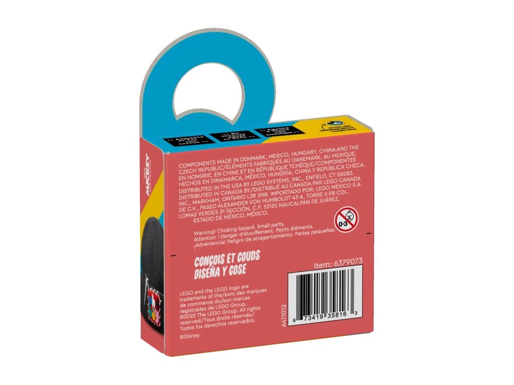 Конструктор LEGO DOTS 41963 Нашивки с Микки и Минни Маус