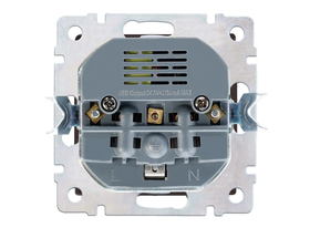 Розетка Smartbuy с заземлением и 2-мя USB 16А "Нептун" (SBE-05gn-16-S1-USB), серый никель