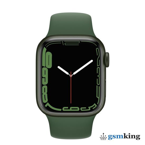 Apple Watch Series 7 GPS 41mm Green Aluminum Case with Sport Band Clover MKN03LL/A