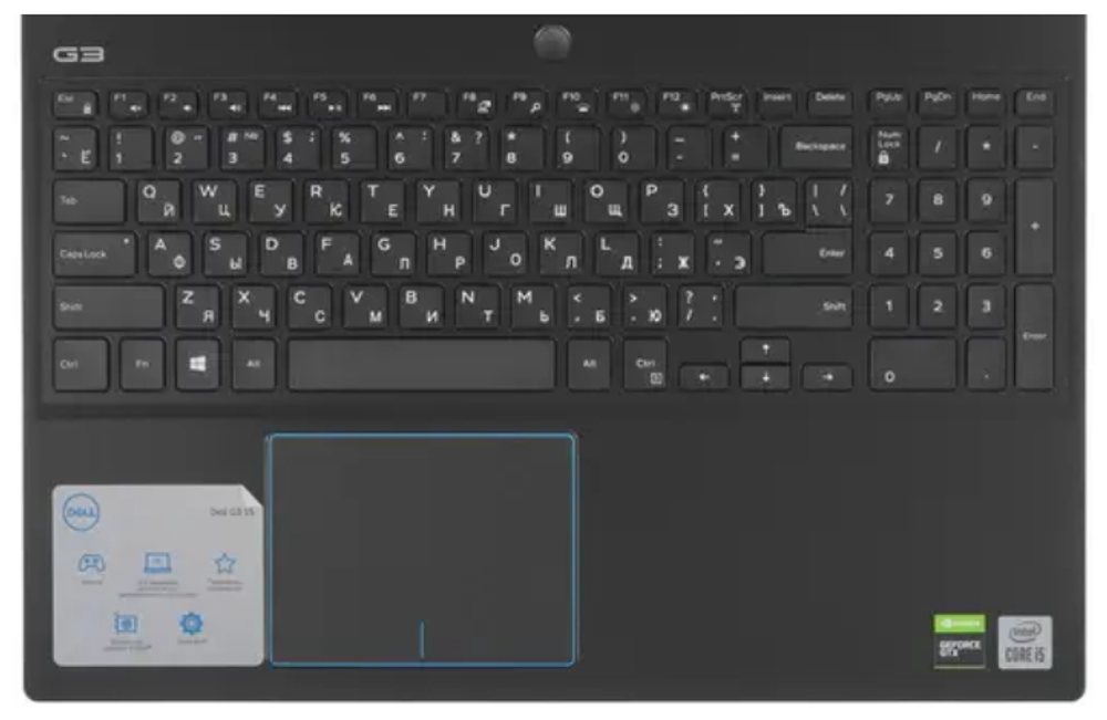 15.6" Ноутбук Dell G3 3500 (1920х1080, 120GHz, Intel Core I5-10200H, RAM 8ГБ,SSD 256ГБ, Nvidia GTX1650, Win 10 Pro)