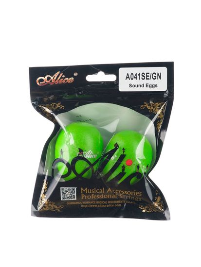 Маракас-яйцо 2шт, различные цвета, Alice A041SE