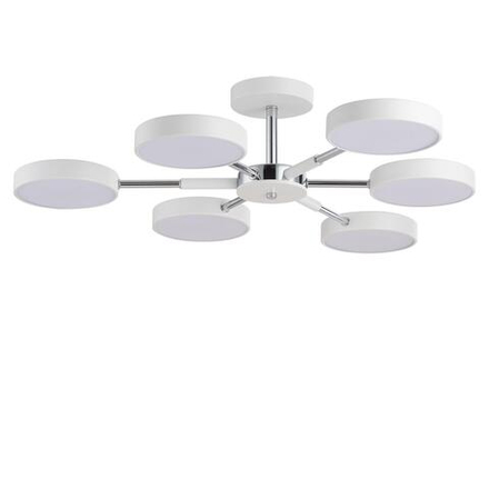 5659/99CL LEDIO LN26 351 белый, хром Люстра потолочная LED 108W  3000/4000/6000К 220V MIKA