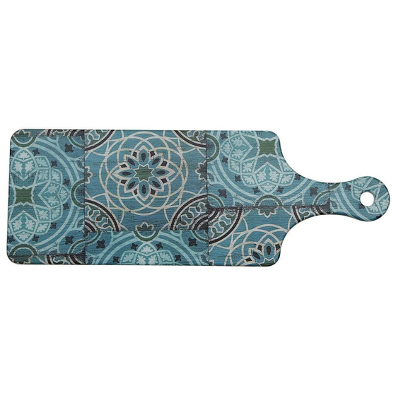 Доска для подачи 42*15*1,2 см прямоуг. Damask Blue пластик меламин P.L. Proff Cuisine