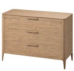 Комод Type oak 3 ящика ширина 120 см (натуральный дуб)