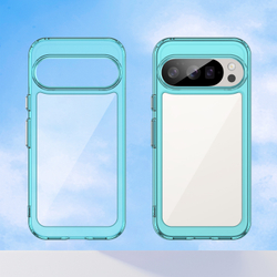 Противоударный чехол для смартфона Google Pixel 10 и 10 Pro, усиленные защитные рамки бирюзового цвета