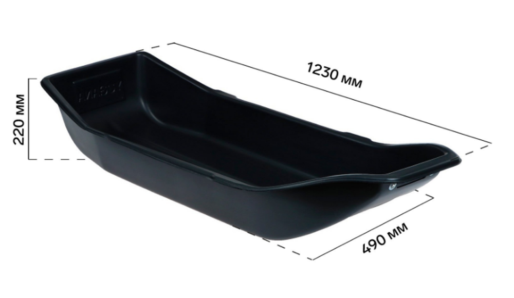 Сани рыбацкие YUGANA "Арктика" 1230 х 490 х 220 мм