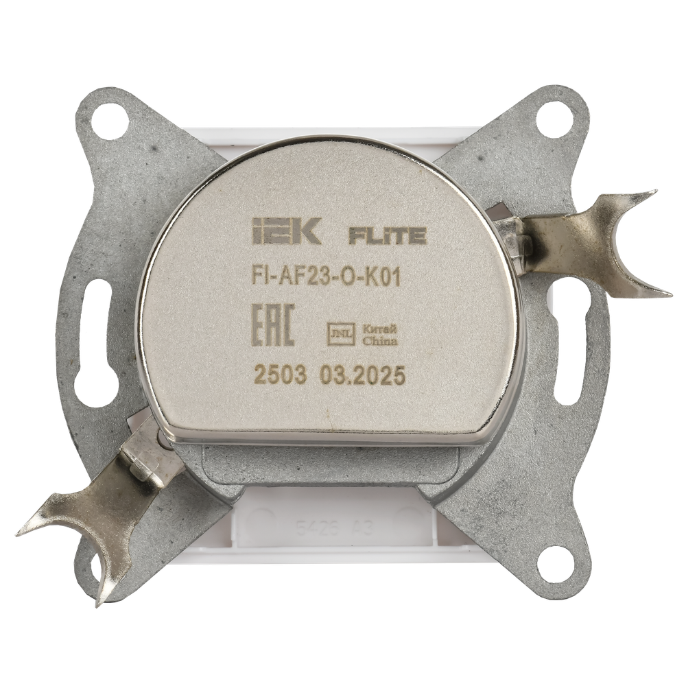FLITE Розетка 2-местная TV+SAT экранированная оконечная РТВс-2-1-1-ФлБ белый IEK