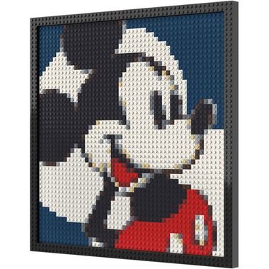 Набор для творчества Wanju pixel ART картина мозаика пиксель арт - Микки Маус Mickey Mouse 2327 детали квадратные NO. 0109