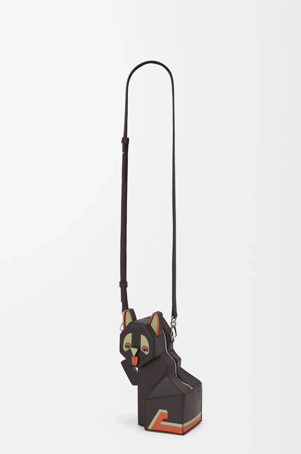 Loewe Клатч Futurist Cat из классической телячьей кожи, темно-серый