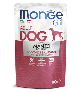 Монж Dog Grill паучи для собак говядина 100гр.