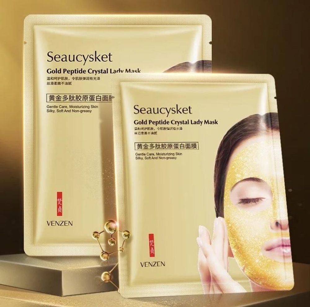 Маска для лица Eruyn гидрогелевая с коллагеном Seaucysket Astaxanthin Collagen Lady Crystal Mask 30 г