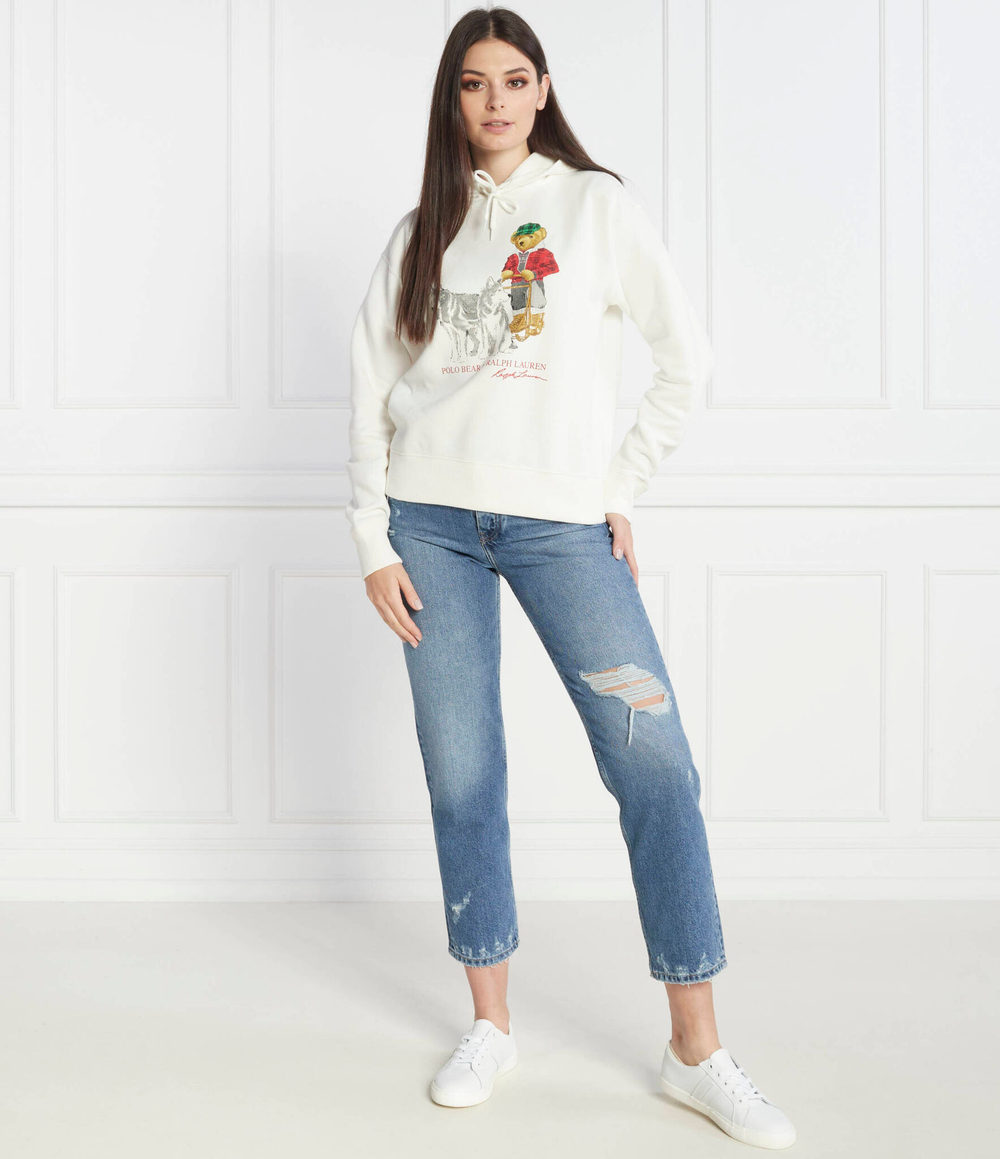 Худи SEASONAL FLEECE POLO RALPH LAUREN - белый(211916108)