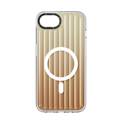 Усиленный прозрачный чехол (Gradient Desert Gold) с поддержкой MagSafe от Dux Ducis для iPhone 16e, серия Zest Series Case