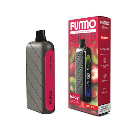 Fummo Nova Ultra Клубника-киви 20000 затяжек 20мг (2%)