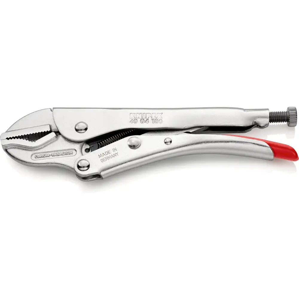 Клещи зажимные универсальные никелирование 180 мм Knipex 40 04 180