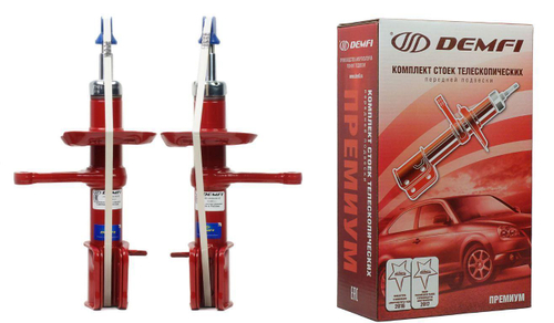 Стойка передняя ВАЗ 2190 Гранта5 правая, левая газомасляная премиум спорт Демфи