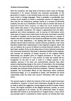 The Book of Ceremonial Magic. Including Sorcery and Necromancy | A.E. Waite