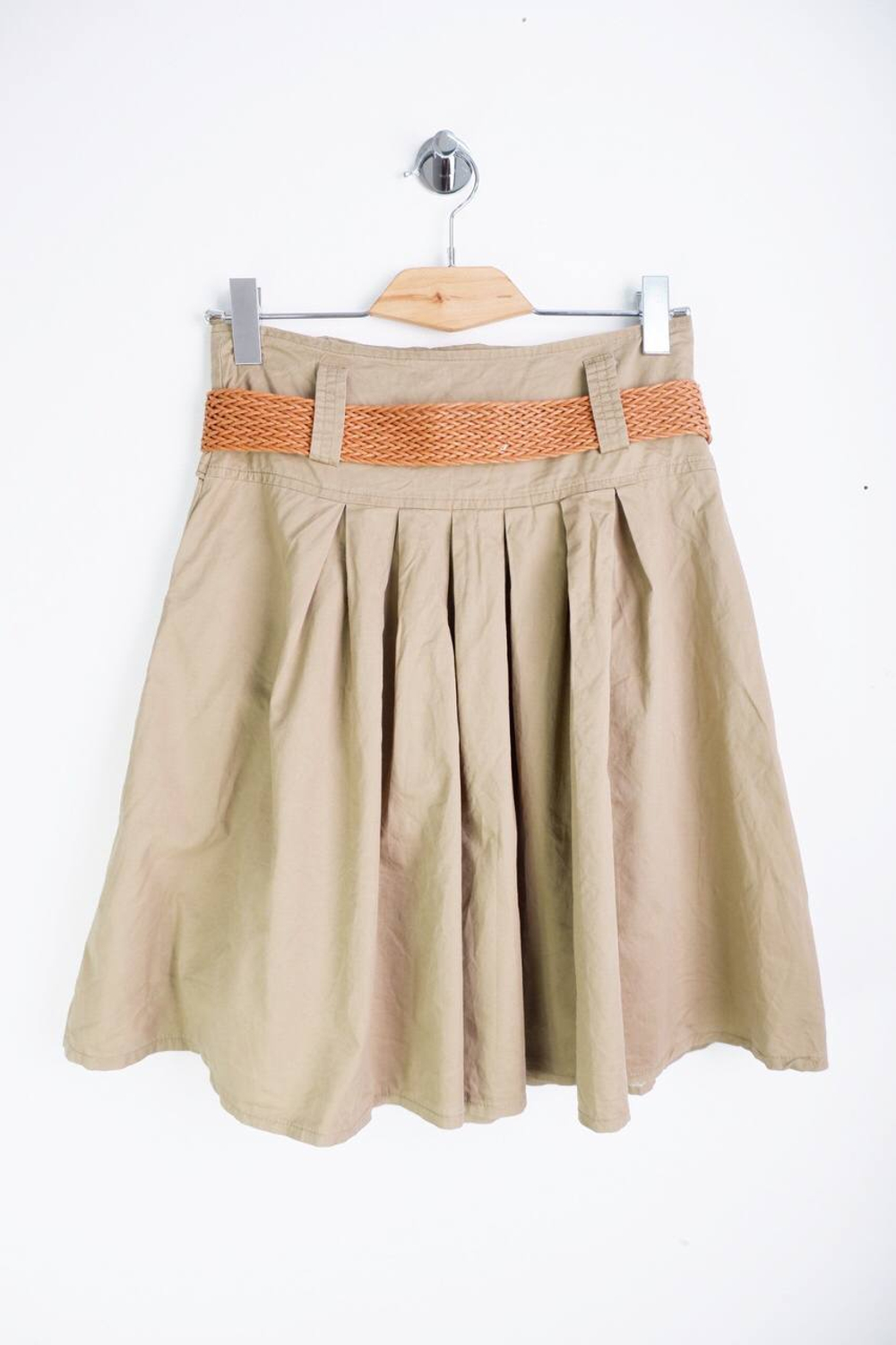 Юбка в городском стиле с поясом, маркировка L, визуально 46/48 размер