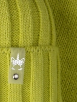 Шапка для девочки зимняя вязаная и снуд