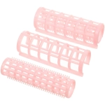 Бигуди пластмассовые с зажимом 12шт, цвет микс, d=20мм