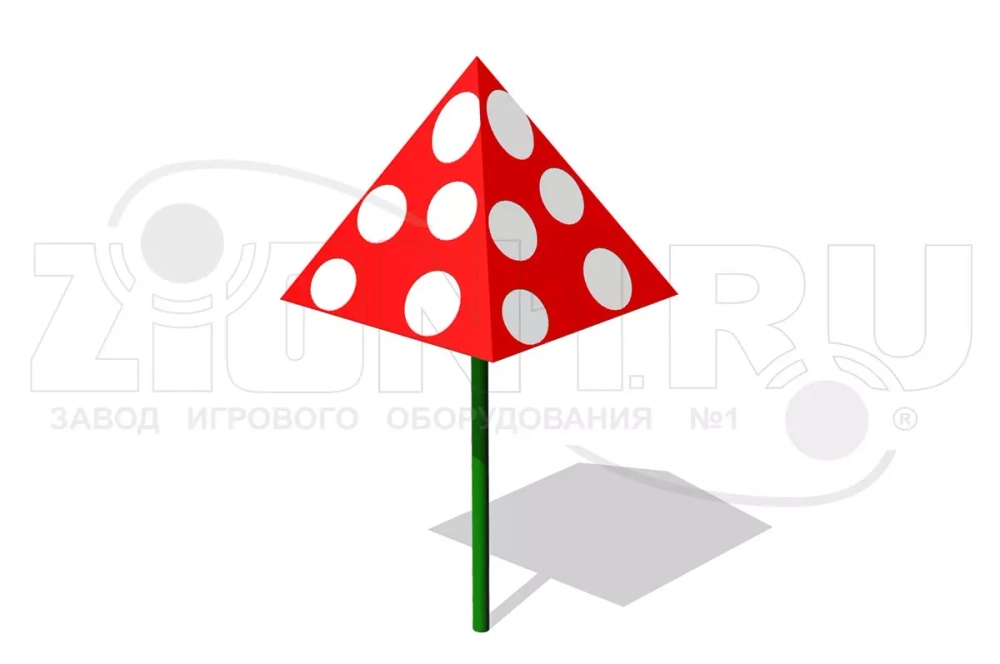 Грибок для песочницы «Мухомор»