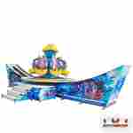 Летающая машина с подсветкой «Галактика», 8 мест, 9×3×3,5 м