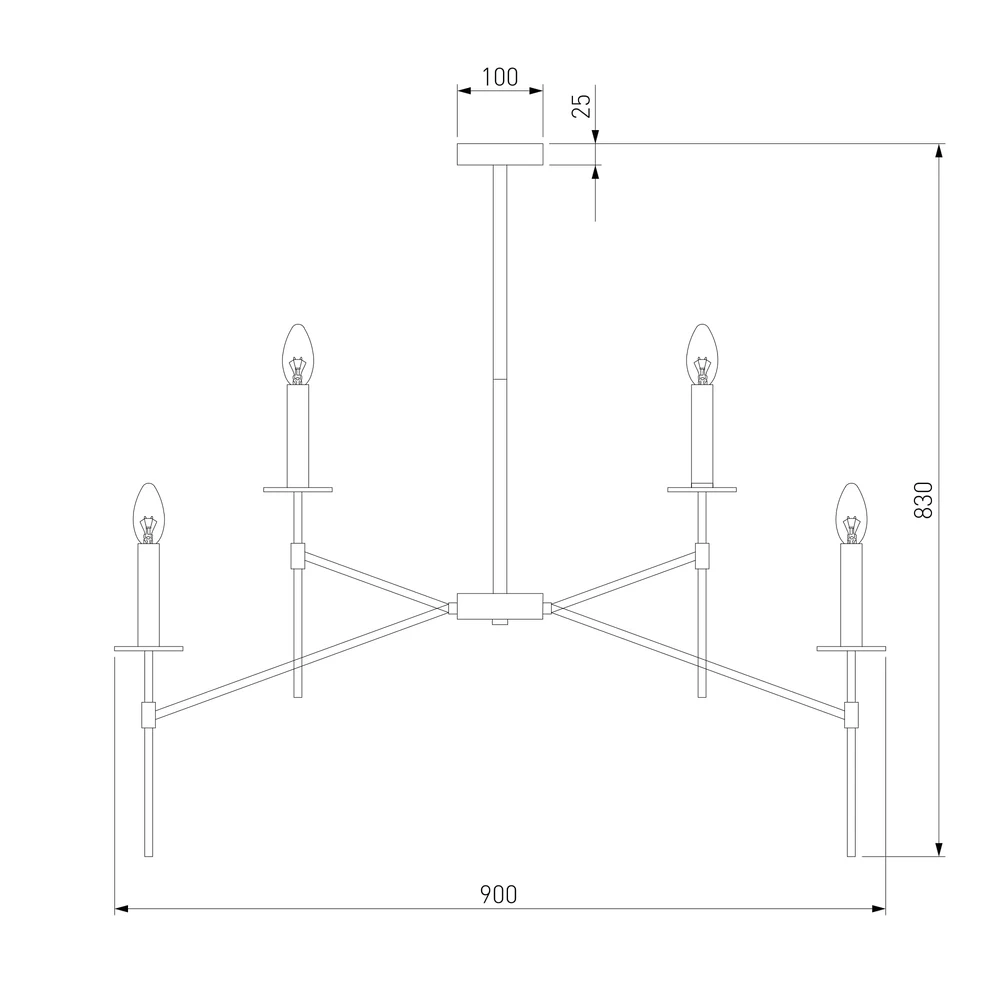 Люстра на штанге Eurosvet ANDERS 60142/9 4690389191350